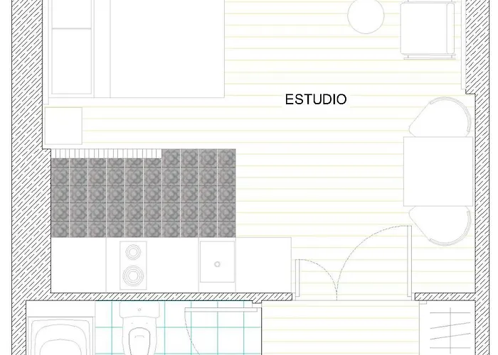 Daire La Plazuela Urban Estudio - Vut-1241-as Gijón